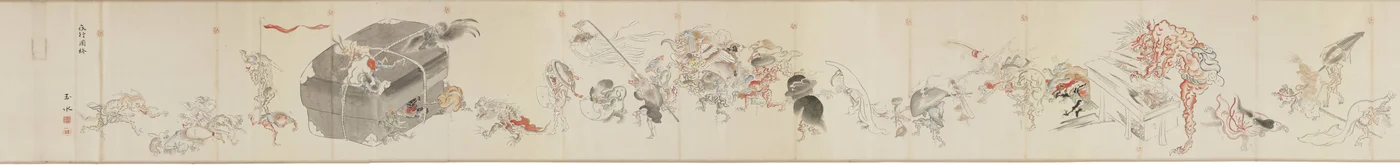 Hyakki Yako no Zu por Tosa Mitsuoki